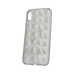Silikonski ovitek DIAMOND za Huawei P30 - prozorno črn