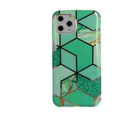 Silikonski ovitek GLAM za iPhone SE 2020 / 7 / 8 - zelen