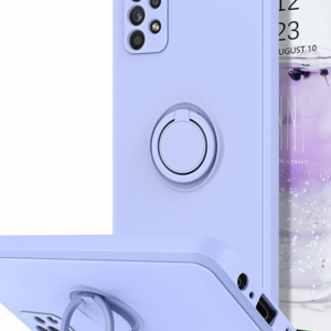 Silikonski ovitek Liquid Ring za Samsung Galaxy A13 LTE A135 - moder