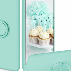 Silikonski ovitek Liquid Ring za Samsung Galaxy A13 LTE A135 - mint
