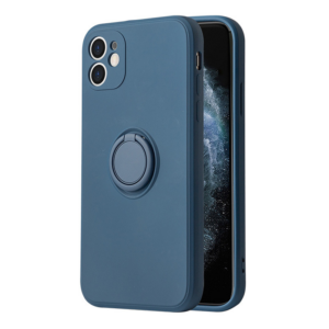 Silikonski ovitek Liquid Ring za Xiaomi Redmi Note 11 5G - modra