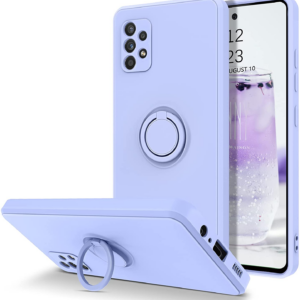 Silikonski ovitek Liquid Ring za Samsung Galaxy A04s / Samsung Galaxy A13 5G A136 - moder