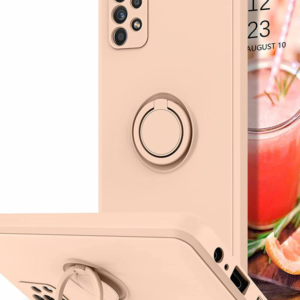 Silikonski ovitek Liquid Ring za Xiaomi 12 - roza