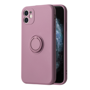 Silikonski ovitek Liquid Ring za Xiaomi Redmi 10 4G - vijola