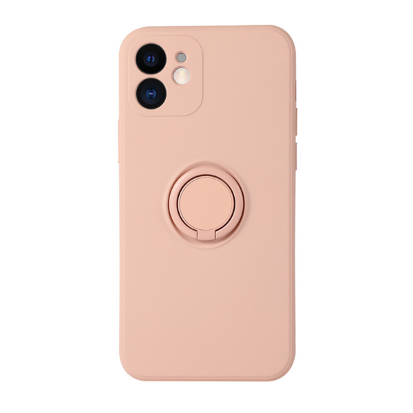 Silikonski ovitek Liquid Ring za Xiaomi Redmi Note 11 5G - roza - Image 3