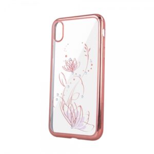Silikonski ovitek Lotus z okvirjem za iPhone 11 - pink