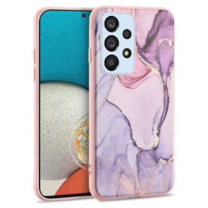 Silikonski ovitek Marble za Samsung Galaxy A53 - roza