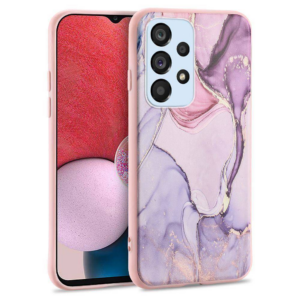 Silikonski ovitek Marmor za Samsung Galaxy A55 - roza