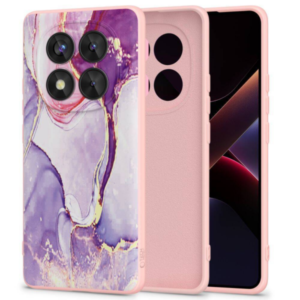 Silikonski ovitek Marmor za Xiaomi Redmi Note 14 Pro 5G  - roza