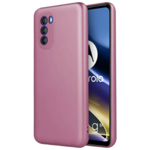 Silikonski ovitek Metalik za Samsung Galaxy A13 LTE A135 - roza