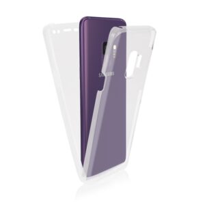 Silikonski ovitek spredaj + zadaj za Samsung Galaxy S9 Plus G965 - prozoren