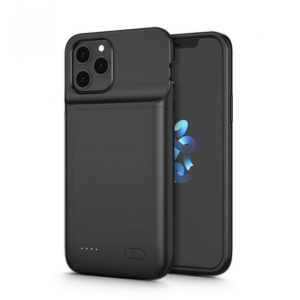 Silikonski ovitek Tech Power za iPhone 12 Pro / iPhone 12 z baterijo 4800 mAh - črn