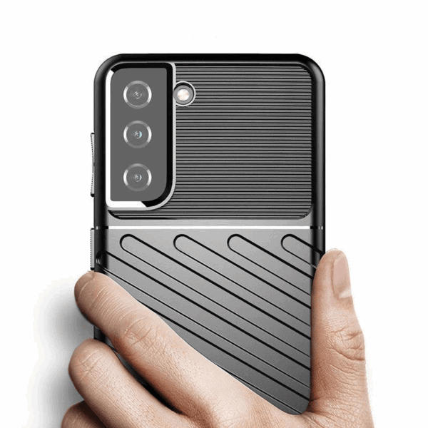 Silikonski ovitek Thunder Armor za Samsung Galaxy A56 - črn - Image 2