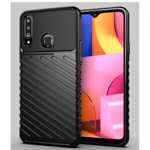 Silikonski ovitek Thunder Armor za Huawei Y6p - črn