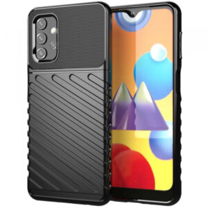 Silikonski ovitek Thunder Armor za Samsung Galaxy A52 A525 / Samsung Galaxy A52s A528 - črn