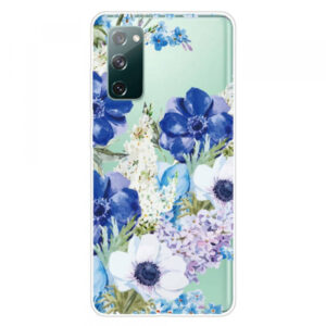 Silikonski ovitek vijola za Samsung Galaxy S20 FE G870 - prozoren