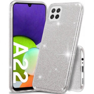 Silikonski ovitek z bleščicami Bling za Xiaomi Redmi 9C - srebrn
