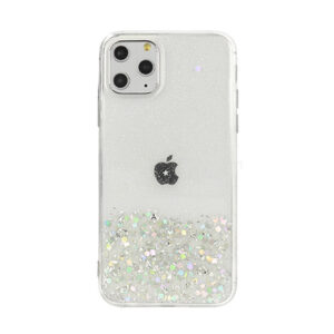 Silikonski ovitek z bleščicami SPARKLE za Xiaomi Redmi 9T / Poco M3 - prozoren