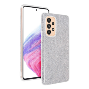 Silikonski ovitek z bleščicami Bling za Samsung Galaxy A26 - srebrna