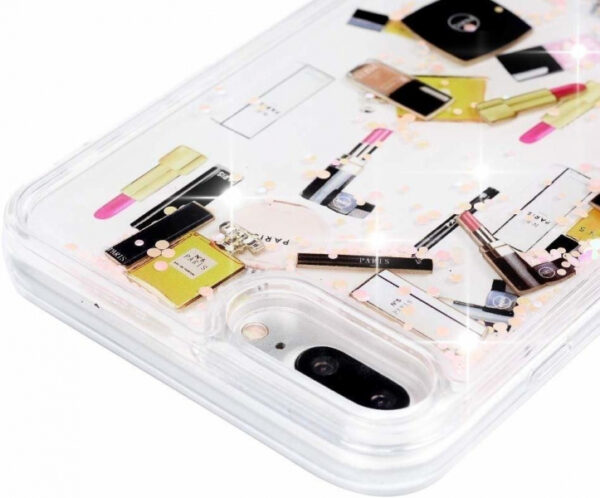 Silikonski ovitek z bleščicami MAKE UP za iPhone 11 - Image 4