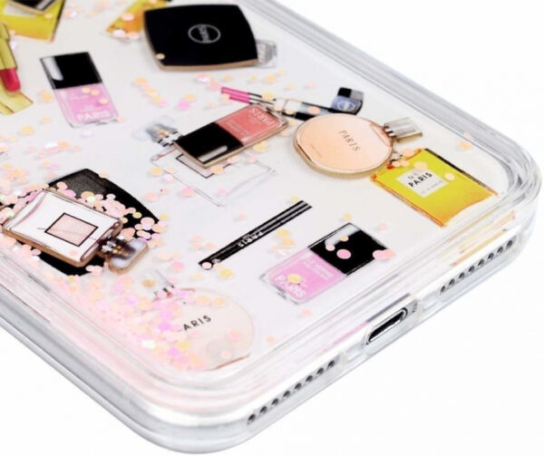 Silikonski ovitek z bleščicami MAKE UP za iPhone 11 - Image 6