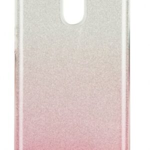 Silikonski ovitek z bleščicami za Huawei Mate 10 Lite - srebrno pink