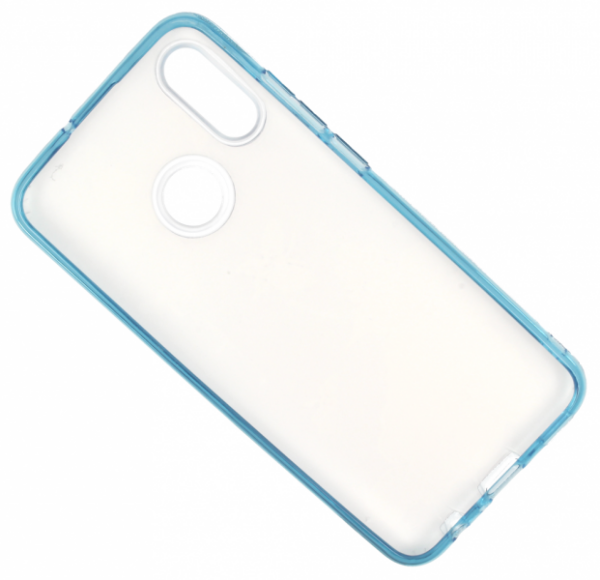 Silikonski ovitek z metuljčki za Huawei P Smart 2019 moder z bleščicami - Image 5