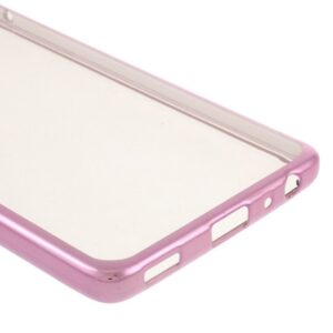 Silikonski ovitek z okvirjem za Huawei P9 - pink