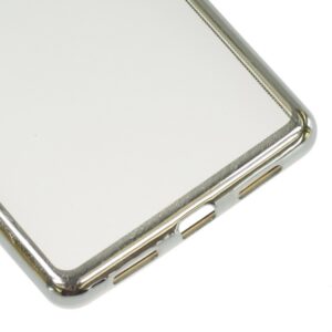 Silikonski ovitek z okvirjem za Huawei P9 lite - svetlo siv