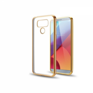 Silikonski ovitek z okvirjem za LG G6 - zlat