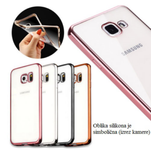 Silikonski ovitek z okvirjem za Samsung Galaxy J5 2017 J530 - siv