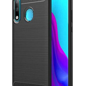Silikonski ovitek za Huawei Nova 5T / Honor 20 - mat carbon črn