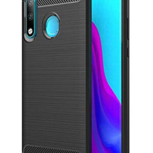 Silikonski ovitek za Huawei P Smart Pro - mat carbon črn