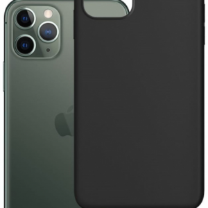 Silikonski ovitek za iPhone 13 Pro Max - mat črn