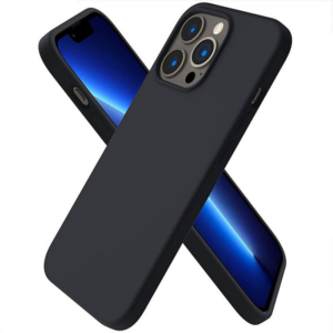 Silikonski ovitek za iPhone 14 Pro Max - mat črn