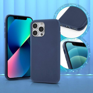 Silikonski ovitek za iPhone 15 - mat moder