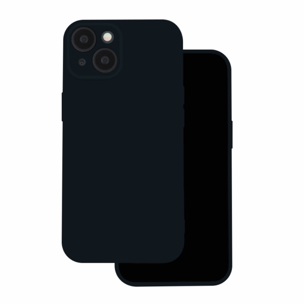 Silikonski ovitek za iPhone 16 Pro Max - mat liquid črn