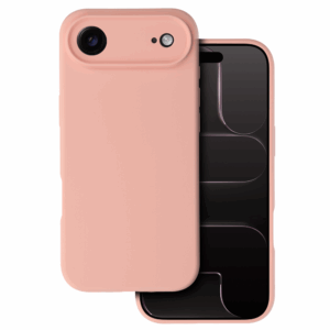 Silikonski ovitek za iPhone 17 Air - mat liquid - roza