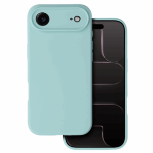 Silikonski ovitek za iPhone 17 Air - mat liquid - mint