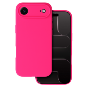 Silikonski ovitek za iPhone 17 Air - mat liquid - roza