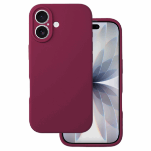 Silikonski ovitek za iPhone 17 - mat liquid rdeč