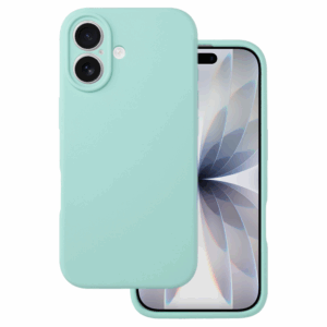 Silikonski ovitek za iPhone 17 - mat liquid mint