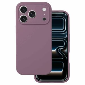 Silikonski ovitek za iPhone 17 Pro / iPhone 18 Pro - mat liquid - vijola
