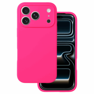 Silikonski ovitek za iPhone 17 Pro Max / iPhone 18 Pro Max- mat liquid - roza