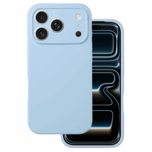 Silikonski ovitek za iPhone 17 Pro / iPhone 18 Pro - mat liquid svetlo moder