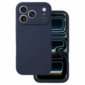 Silikonski ovitek za iPhone 17 Pro / iPhone 18 Pro - mat liquid temno moder