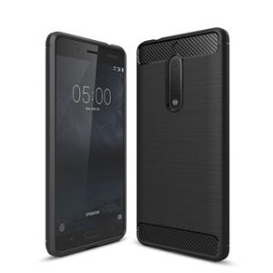 Silikonski ovitek za LG K11 / K10 2018 - mat carbon črn
