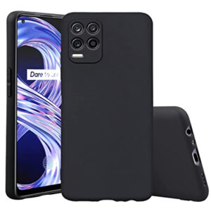Silikonski ovitek za Realme 8 - mat črn