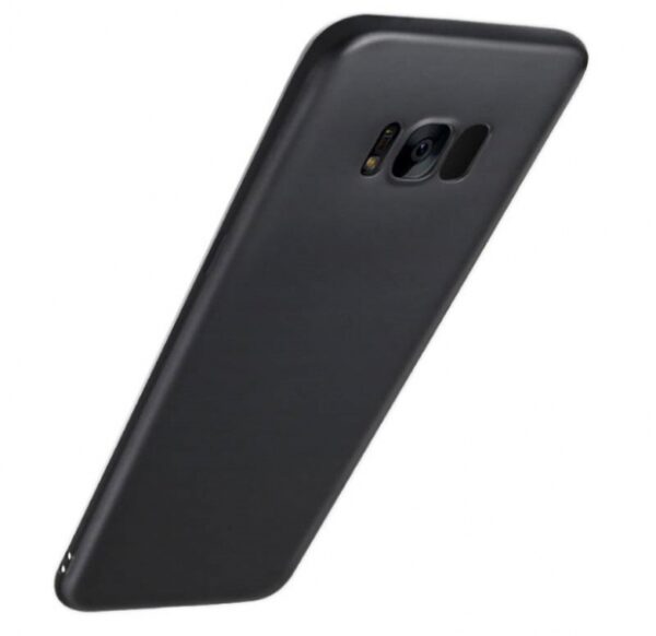 Silikonski ovitek za Samsung Galaxy A8 / A5 2018 - mat črn