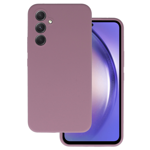 Silikonski ovitek za Samsung Galaxy S25 - mat liquid vijola